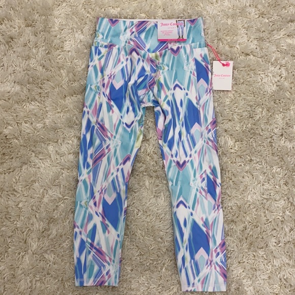 NWT Juicy Couture Sport Kaleidoscope 7/8 Leggings - Picture 4 of 13